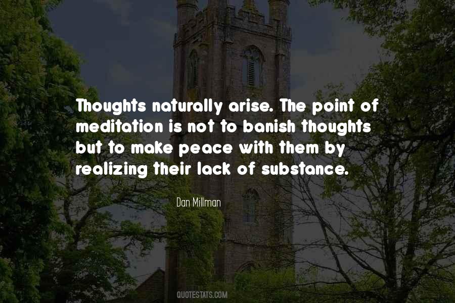 Thoughts Of Peace Quotes #1272363
