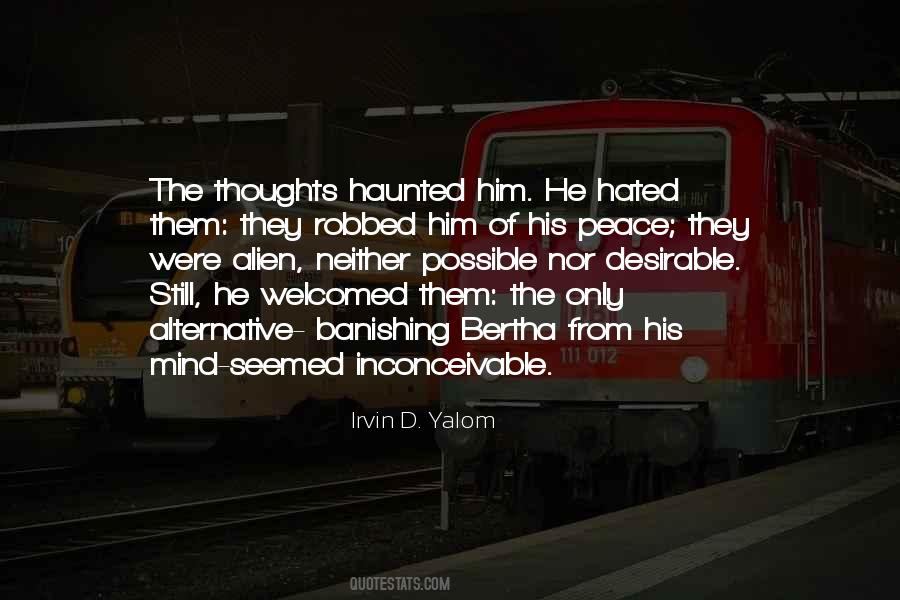 Thoughts Of Peace Quotes #1442409