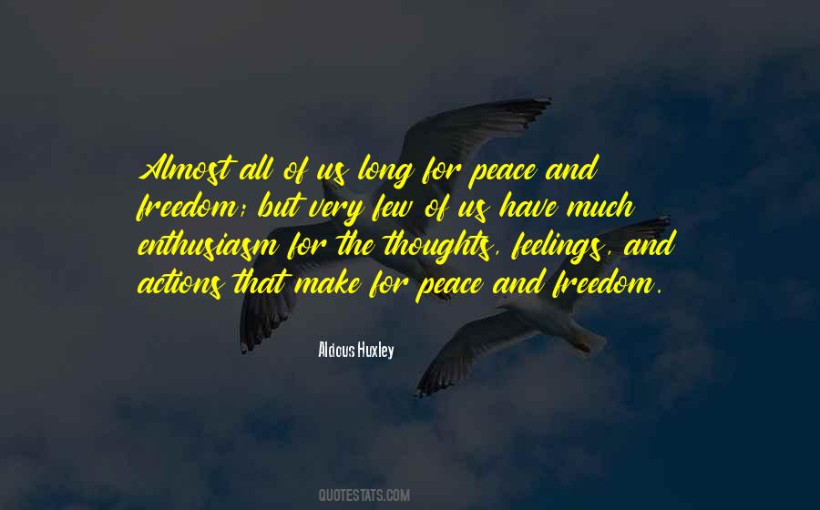Thoughts Of Peace Quotes #473824