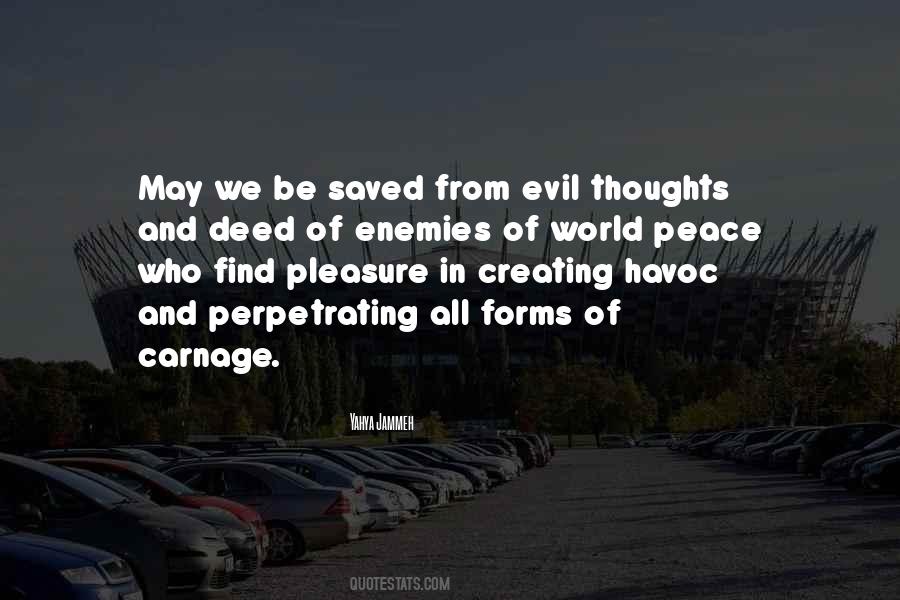 Thoughts Of Peace Quotes #763725