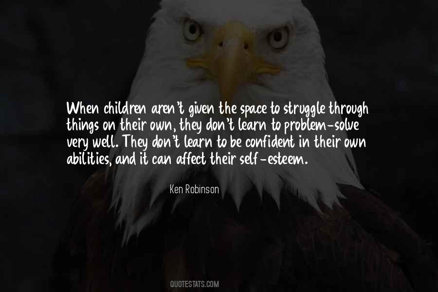 Children Self Esteem Quotes #1821177