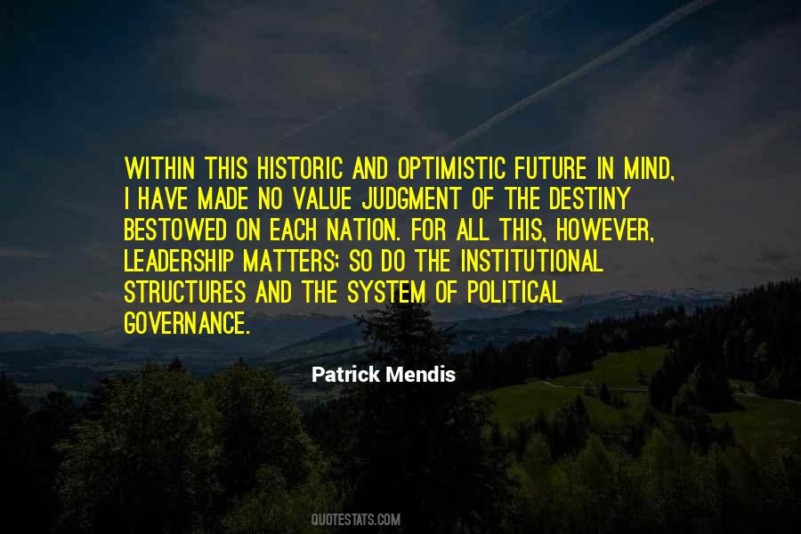 Quotes About Leadership And Governance #1330768