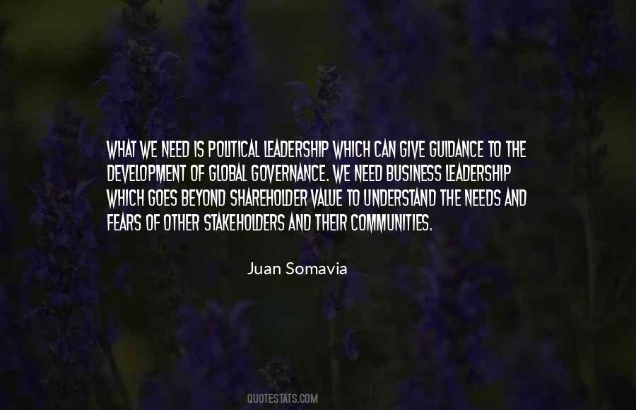 Quotes About Leadership And Governance #1866689