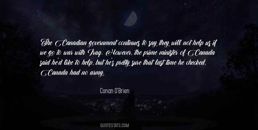 Quotes About Canadian Government #787564