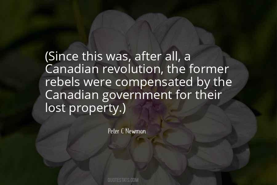 Quotes About Canadian Government #914626