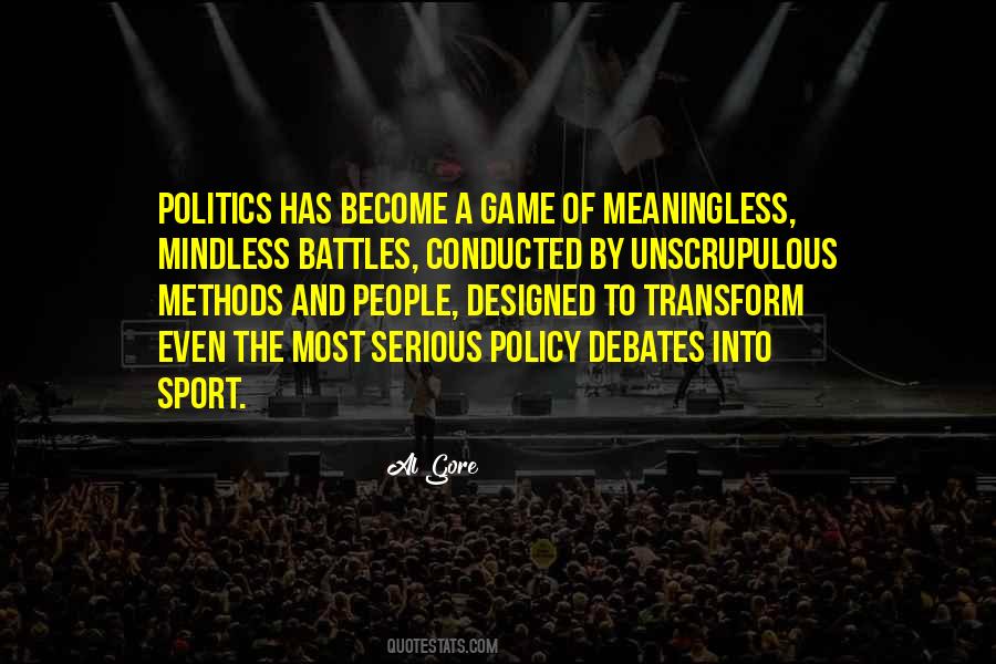 Sports And Politics Quotes #174467