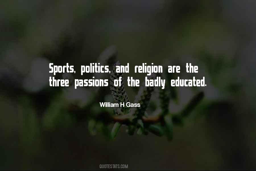 Sports And Politics Quotes #570604