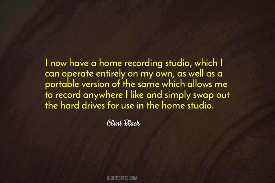 Quotes About Recording Studio #1109208