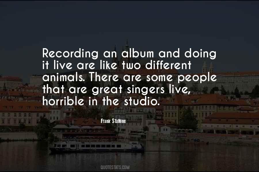 Quotes About Recording Studio #1142857