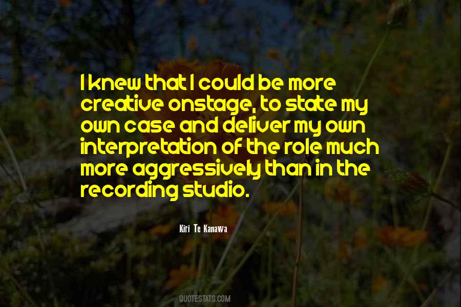 Quotes About Recording Studio #1211990