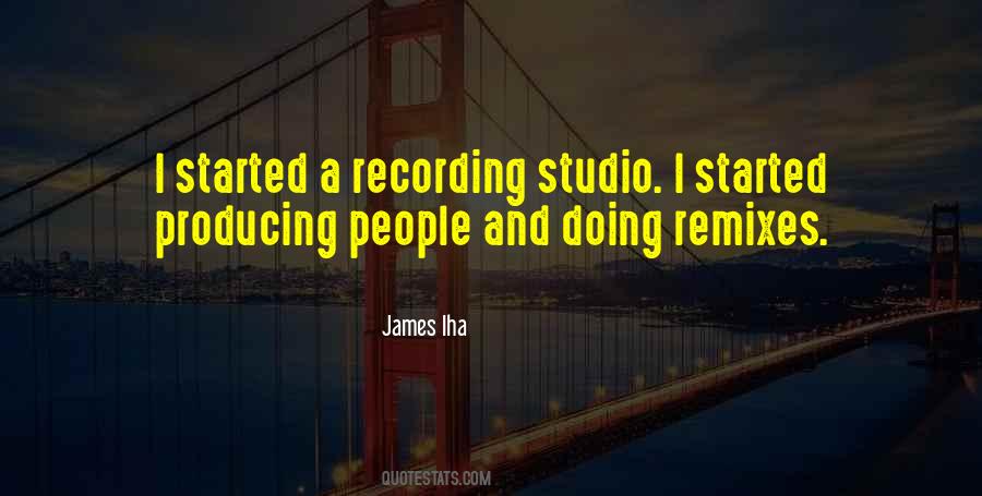 Quotes About Recording Studio #221508