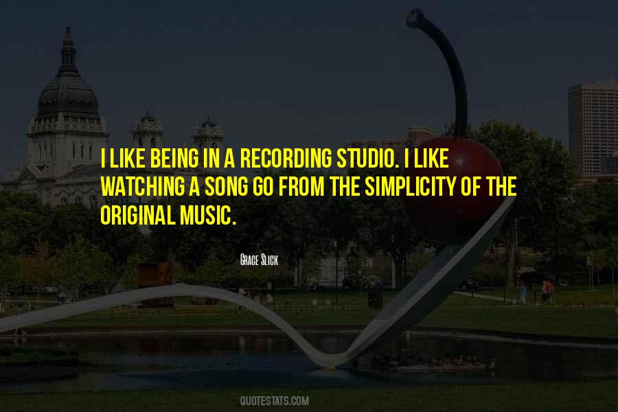 Quotes About Recording Studio #457484