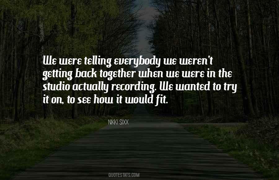 Quotes About Recording Studio #502793