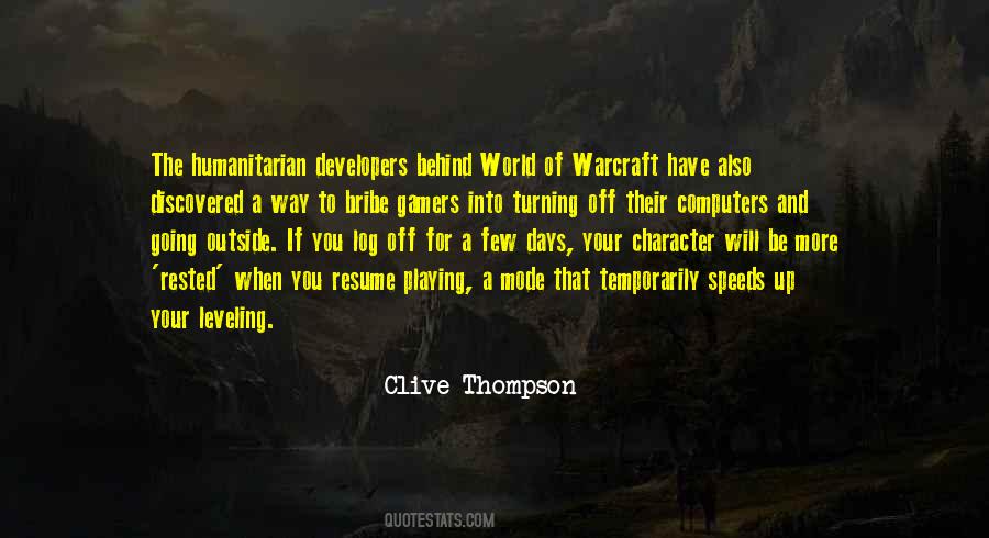 Quotes About World Of Warcraft #1208675