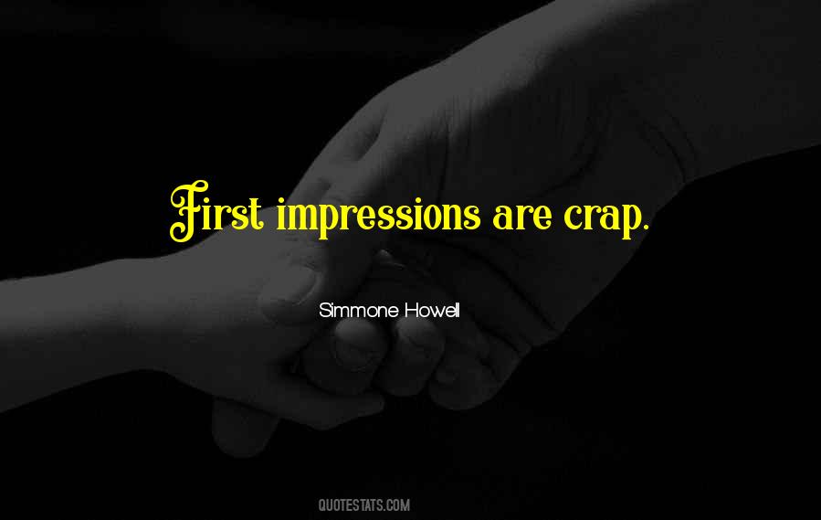 Quotes About Impressions #888552