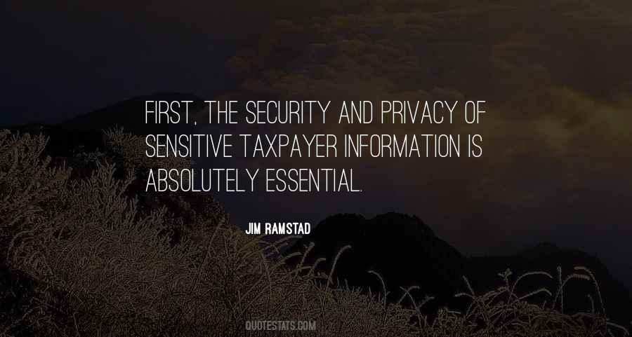 Quotes About Privacy And Security #1592093