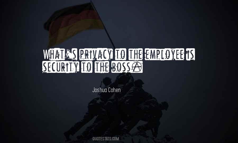 Quotes About Privacy And Security #870663