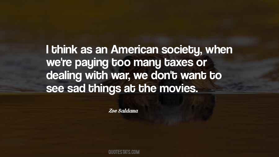 Quotes About American Society #1031489