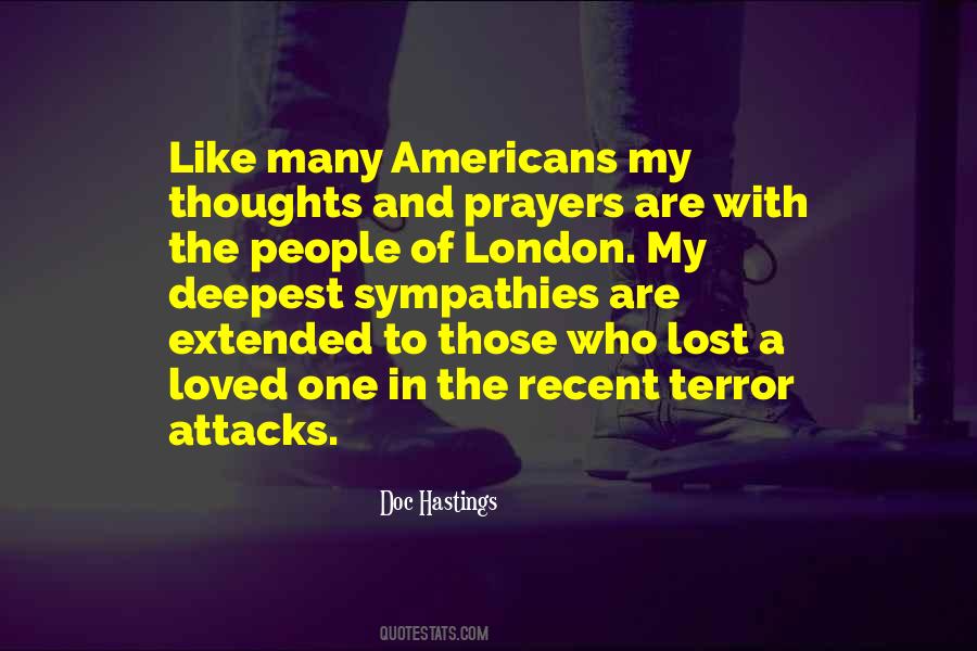 Quotes About Terror Attacks #538918