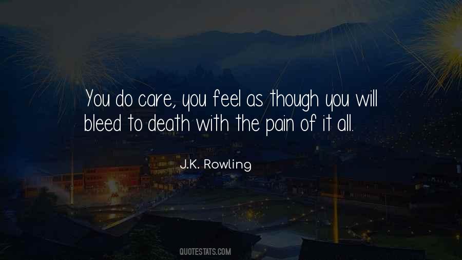 Pain Death Quotes #29593