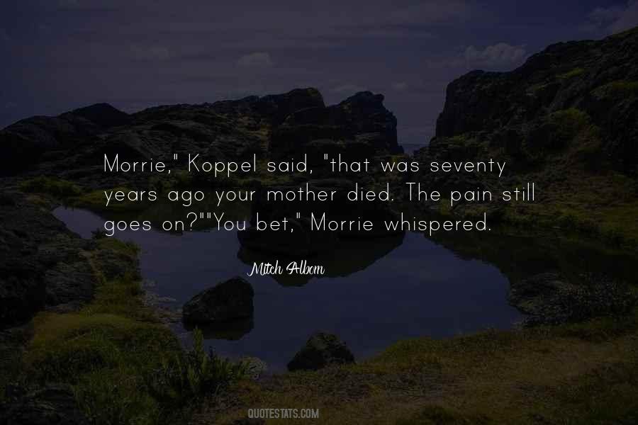 Pain Death Quotes #42179