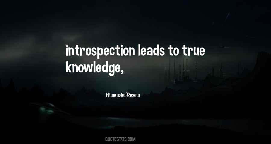 Quotes About Introspection #162897