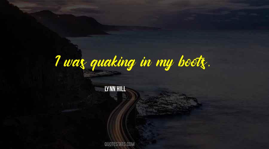 Quotes About Quaking #1330871