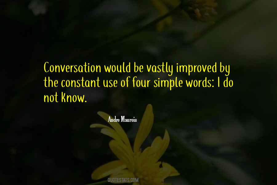 Quotes About Conversation #1689208