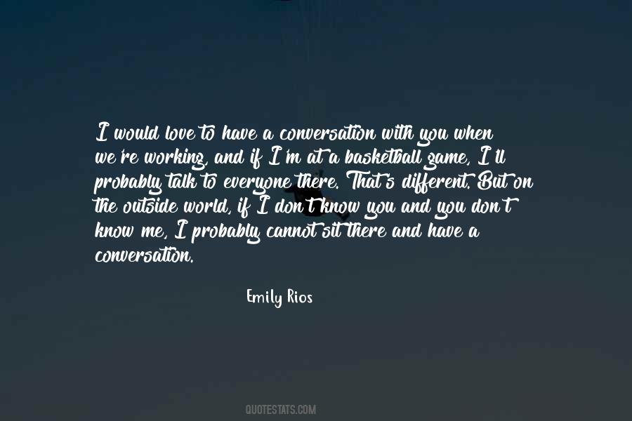 Quotes About Conversation #1714055