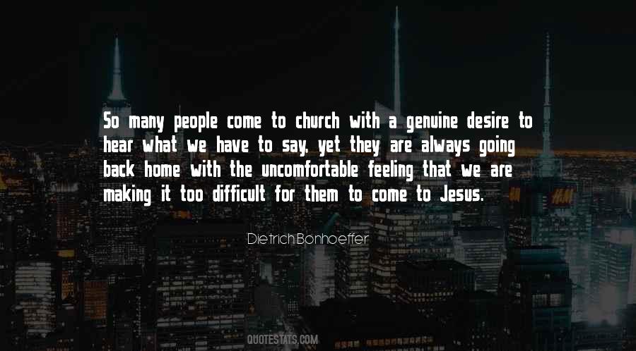Quotes About Going Back To Church #1101768