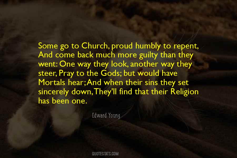 Quotes About Going Back To Church #140705