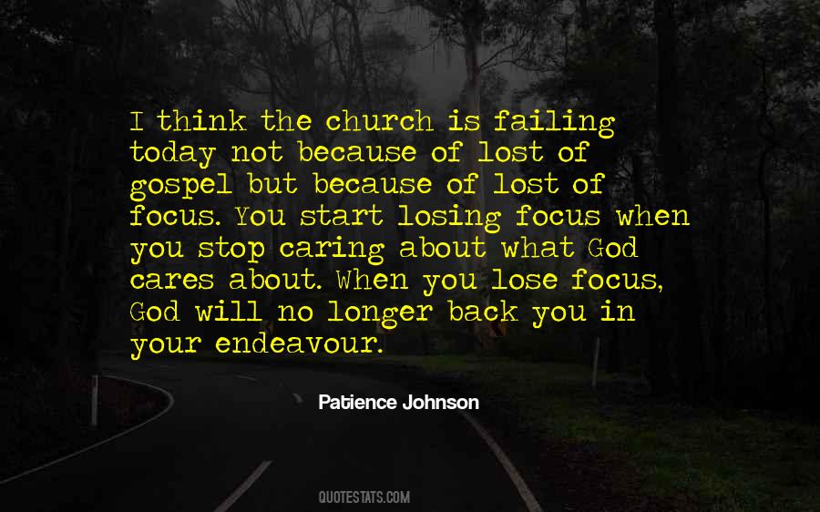 Quotes About Going Back To Church #393019