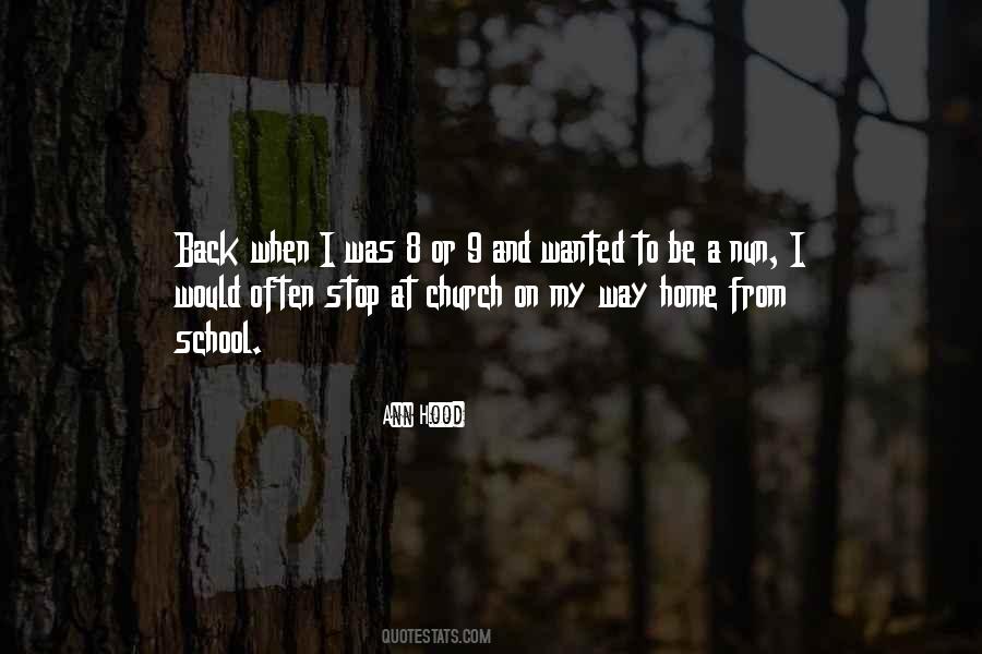 Quotes About Going Back To Church #475166