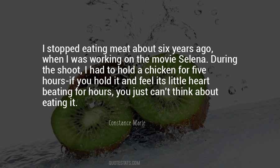 Quotes About Eating Meat #212556