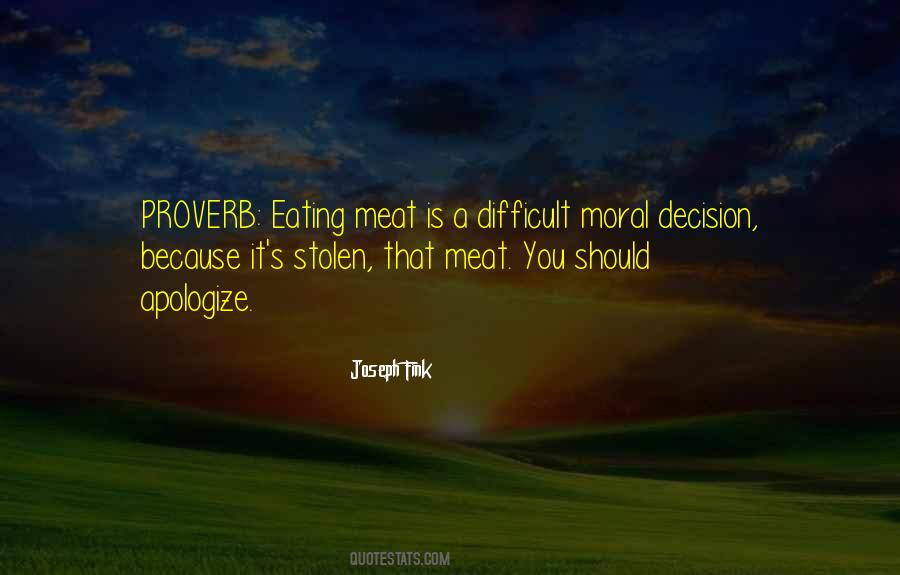 Quotes About Eating Meat #438465