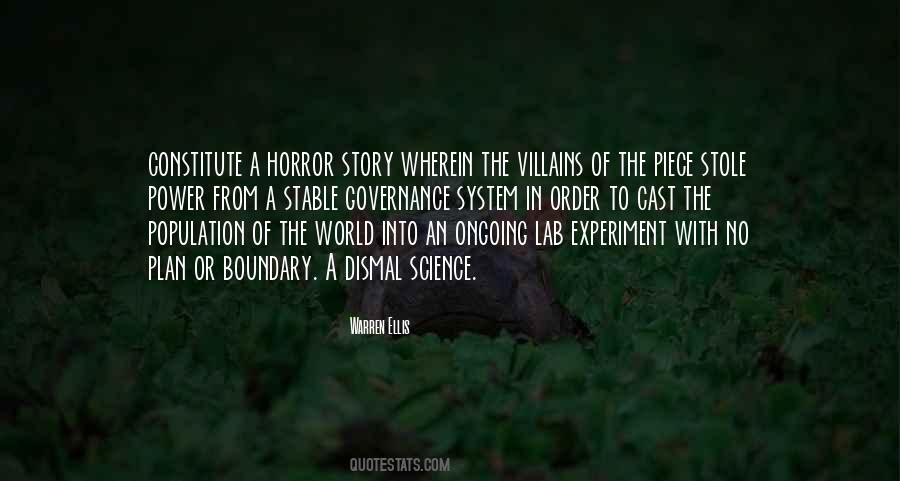 Quotes About Horror Of Science #10912