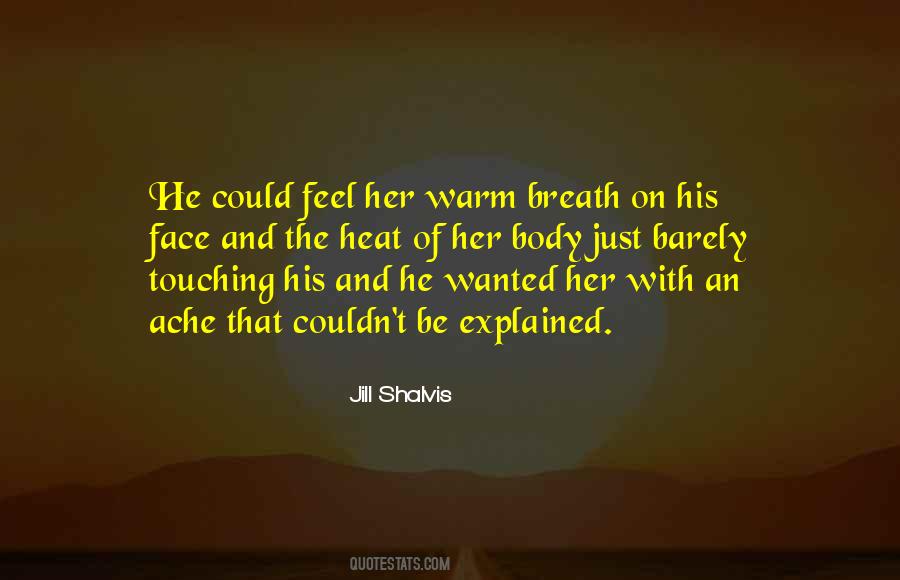 Quotes About Touching Body #1418758