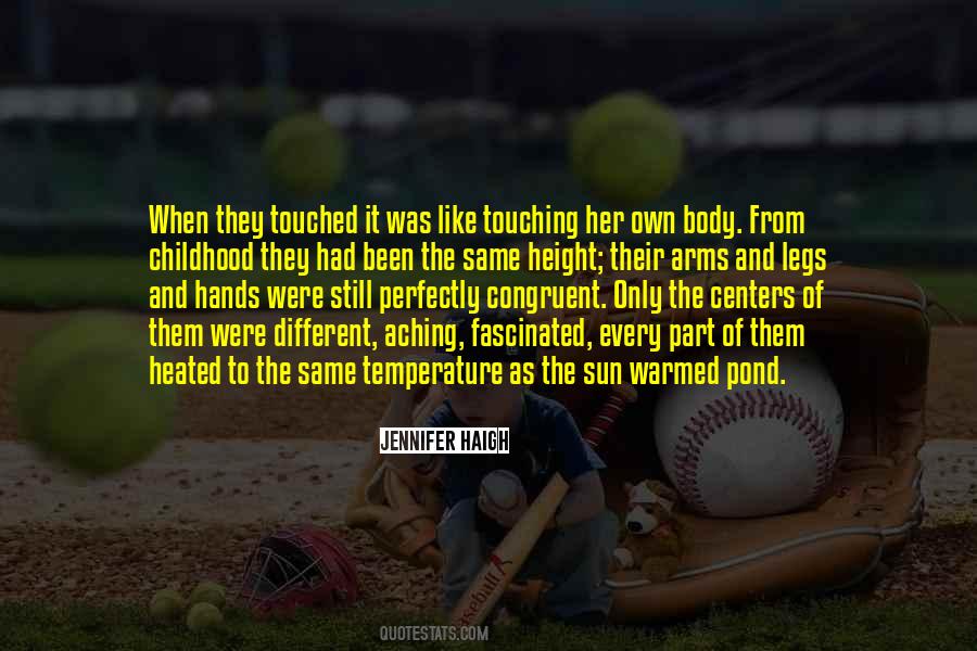 Quotes About Touching Body #246142