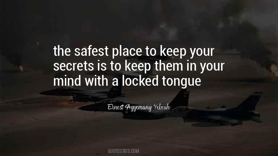 Quotes About Keep Secrets #30289