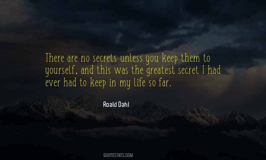 Quotes About Keep Secrets #511158