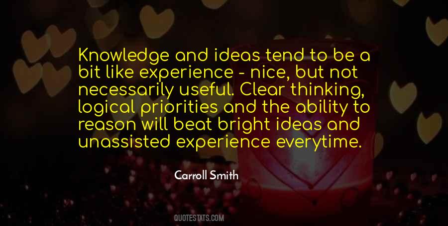 Quotes About Experience And Knowledge #427940