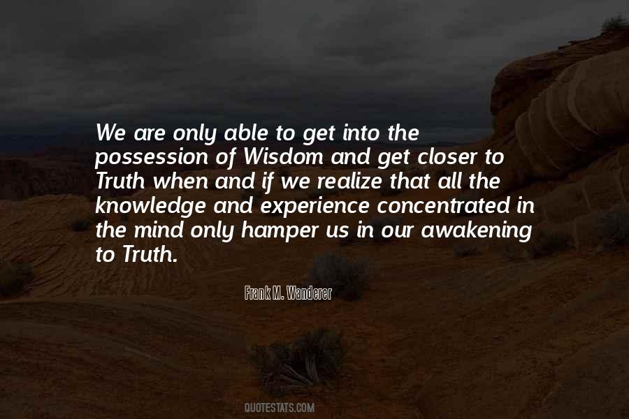 Quotes About Experience And Knowledge #82843