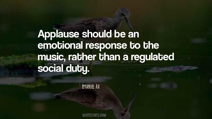 Quotes About Emotional Response #1130094