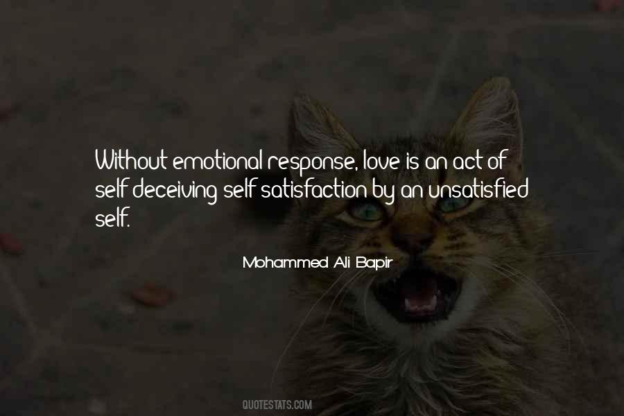 Quotes About Emotional Response #1324034