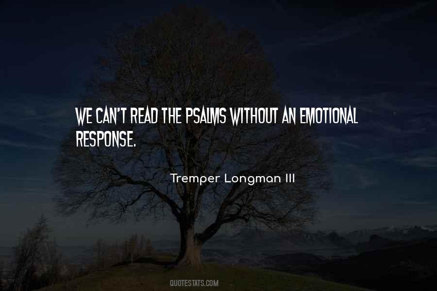 Quotes About Emotional Response #920148