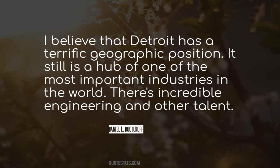 Quotes About Detroit #1174340