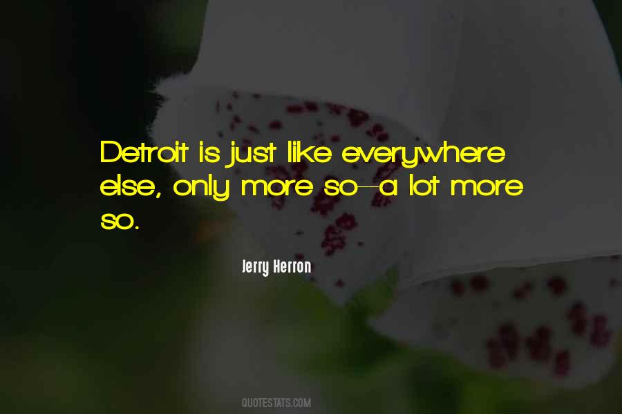 Quotes About Detroit #1285871