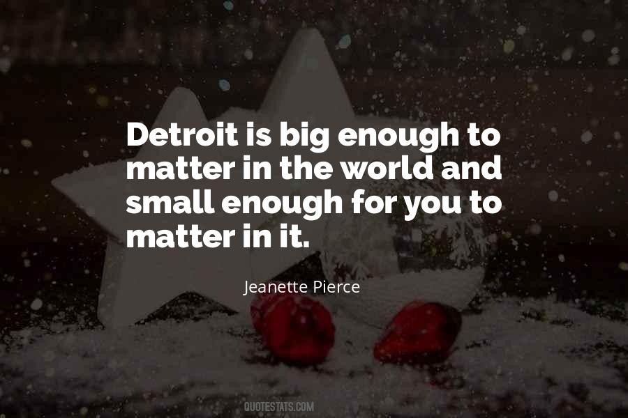 Quotes About Detroit #955798