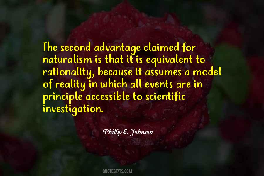 Scientific Naturalism Quotes #437185