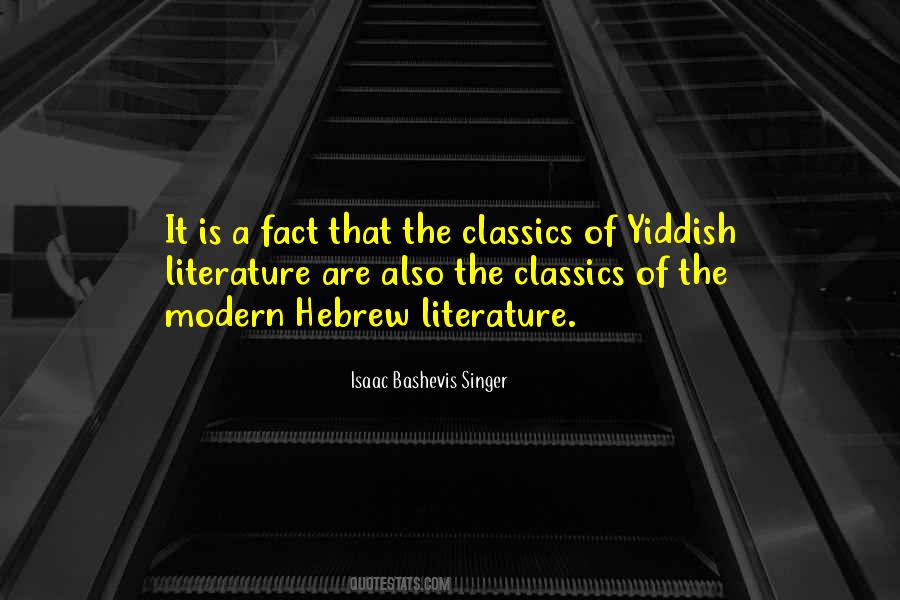 Yiddish Literature Quotes #300953